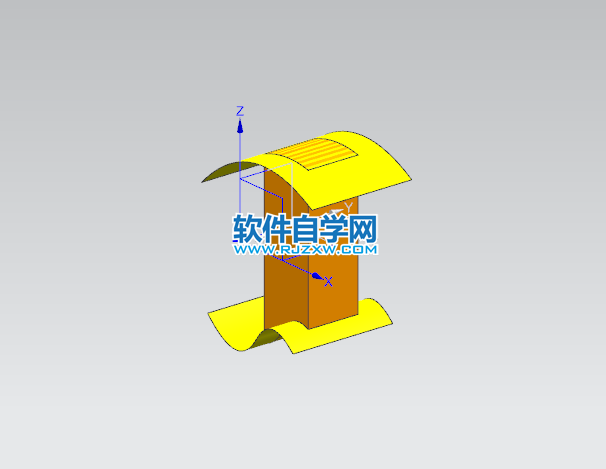 ug直至选定也可以拉伸到两侧的面上
