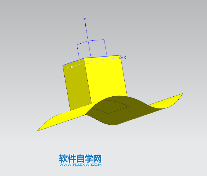 ug直至选定面拉伸方法
