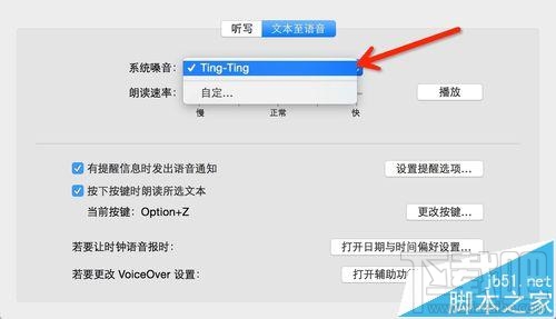 mac os x中怎么设置语音输入和语音播报?