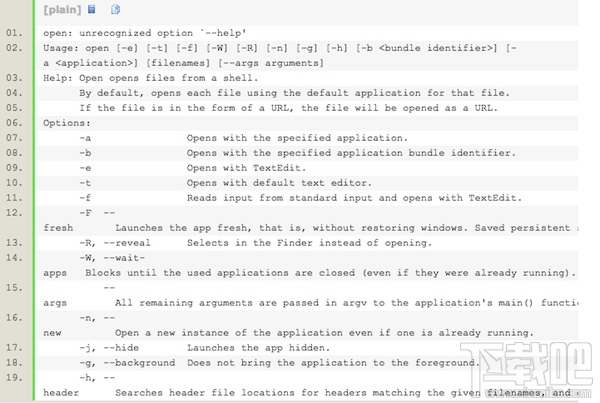 如何在Mac os终端下打开APP应用程序