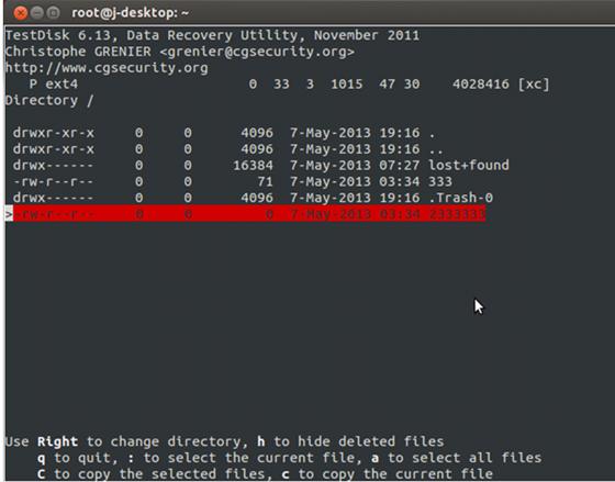 使用 Linux 文件恢复工具恢复rm -rf删除的文件