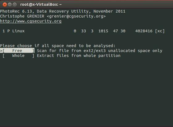使用 Linux 文件恢复工具恢复rm -rf删除的文件