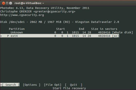 使用 Linux 文件恢复工具恢复rm -rf删除的文件