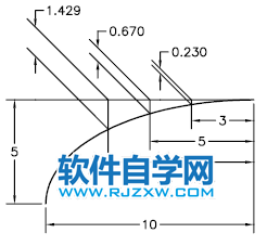 CAD2020控制尺寸界线的方法