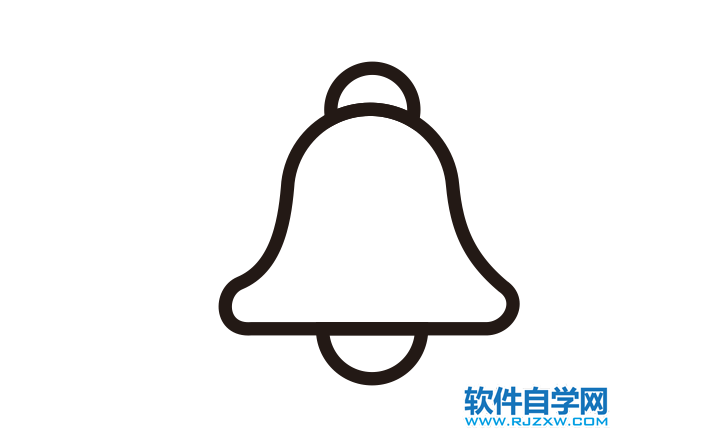 CorelDRAW2020画一个小铃铛图标