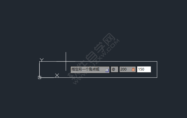 cad画矩形从坐标原点开始