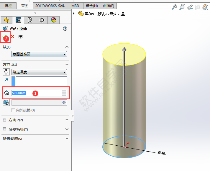 solidworks怎么画螺纹