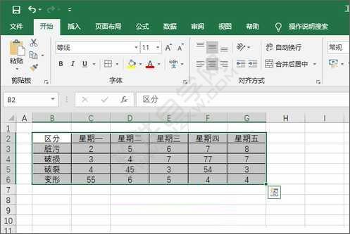 excel2019制作直方图的方法