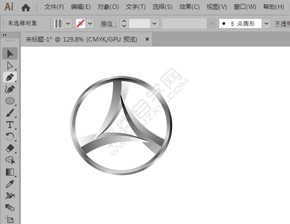 AI绘制合众汽车图标