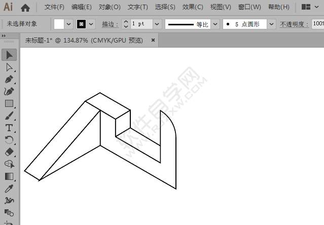 ai绘制CAD图形