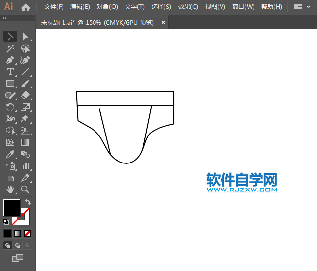 内衣睡衣简笔画用AI绘制的方法