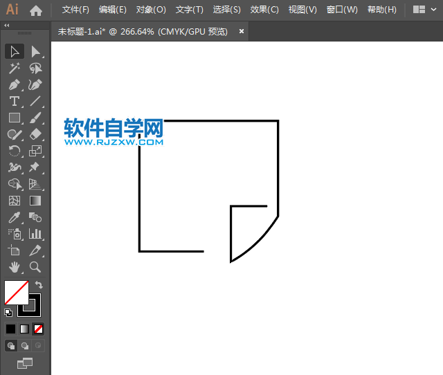 菜单简笔画用AI绘制的方法