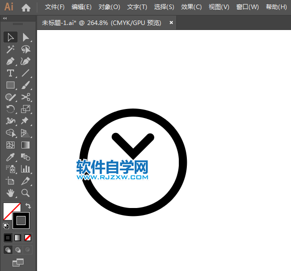 充值中心图标用AI设计的方法