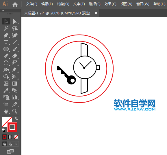 ai怎么设计禁止金属物标志