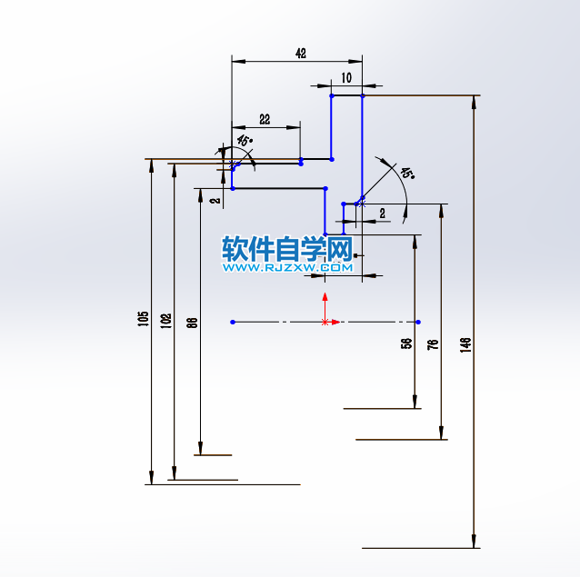 Solidworks绘制回转实心体