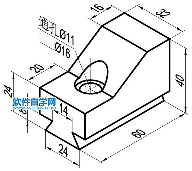 solidworks完全贯穿两的切除方法,新手必学