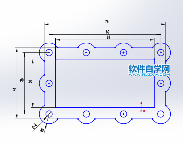 利用solidworks线性草图阵列画图