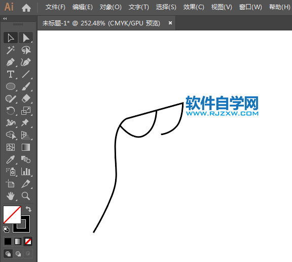 ai怎么绘制射击运动会图标