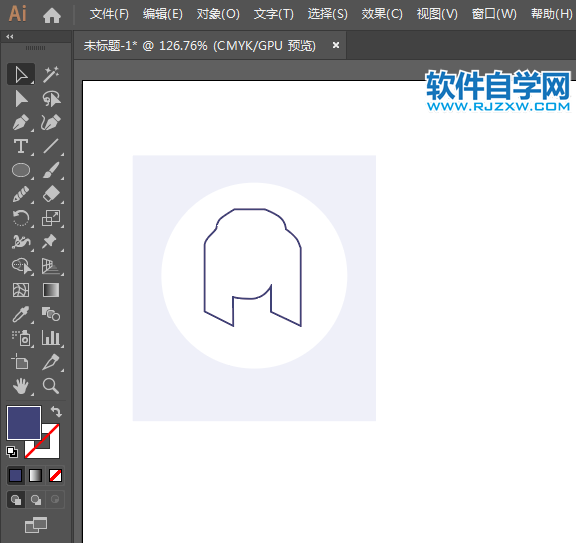 ai怎么设计围巾简笔画