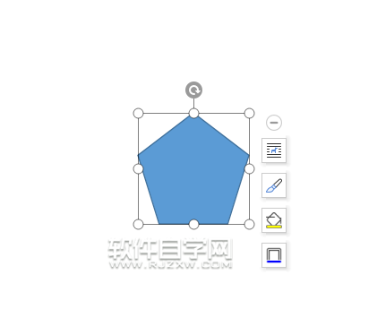 wps怎么画正五边形