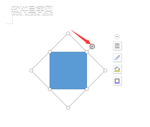 wps怎么画菱形图形
