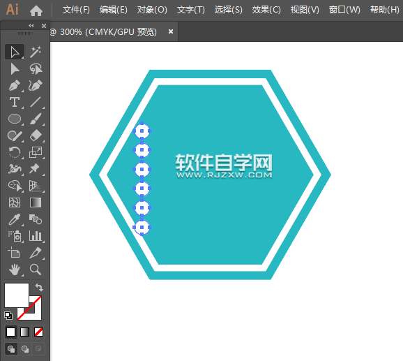 ai怎么画一个屏幕像素应用图标