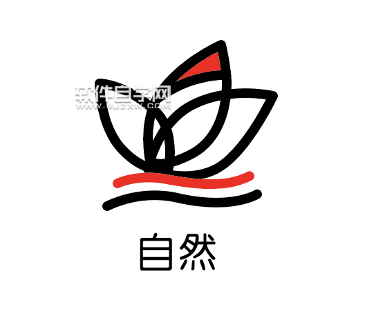 ai怎么画一个花朵作为自然图标