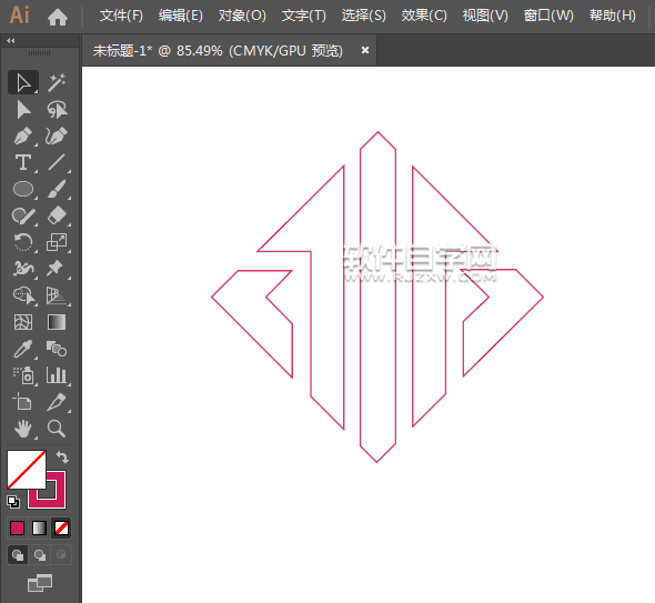 ai怎么用形状生成制作LOGO