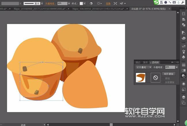 糕点图案用ai怎么画