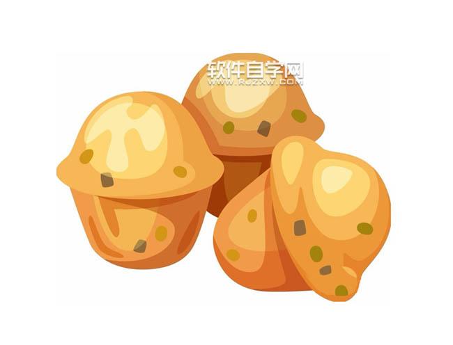 糕点图案用ai怎么画