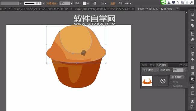 糕点图案用ai怎么画