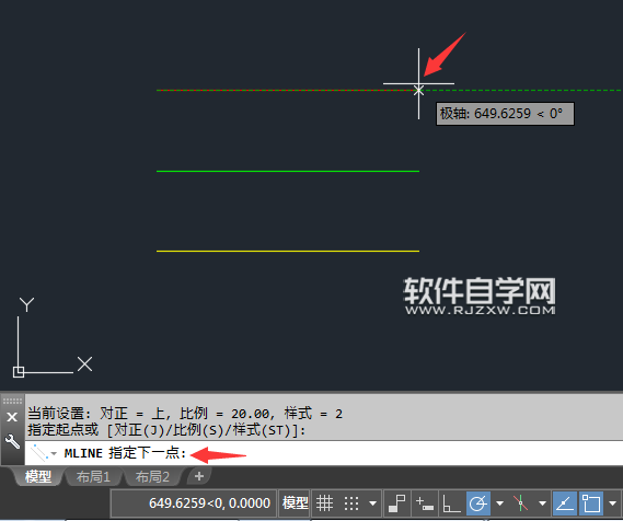 CAD2018画多线的尺寸不对怎么办