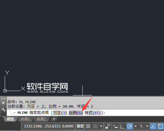 CAD2018画多线的尺寸不对怎么办