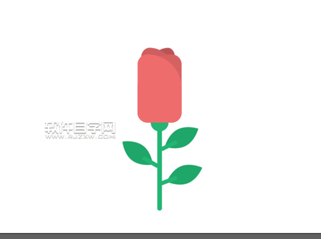 使用AI矩形绘制小花教程
