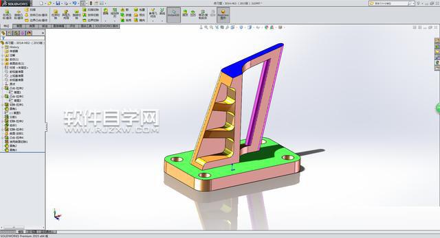 SolidWorks曲面放样与曲面切除画图