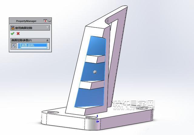 SolidWorks曲面放样与曲面切除画图