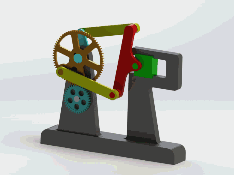 SolidWorks齿轮和连杆运动仿真教程