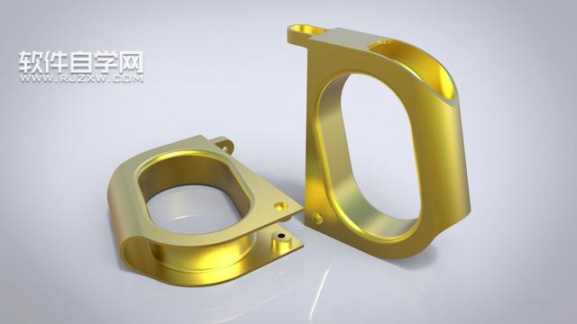 SolidWorks利用拉伸切除和圆角镜像建模