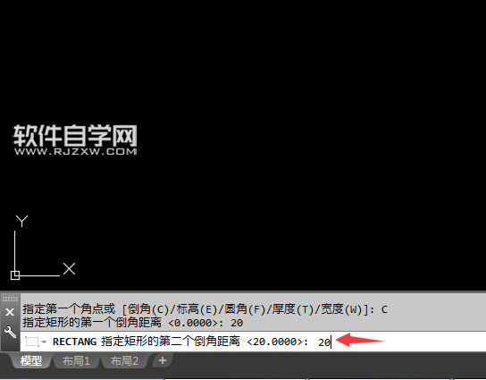 CAD2018倒角矩形怎么画呢？