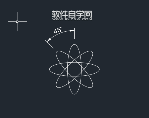 cad旋转复制多个的方法