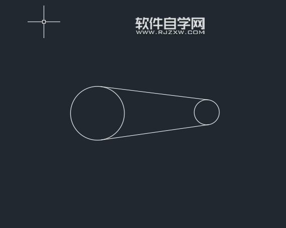 CAD怎么画圆的切线