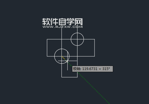 CAD2019怎么捕捉交点绘图