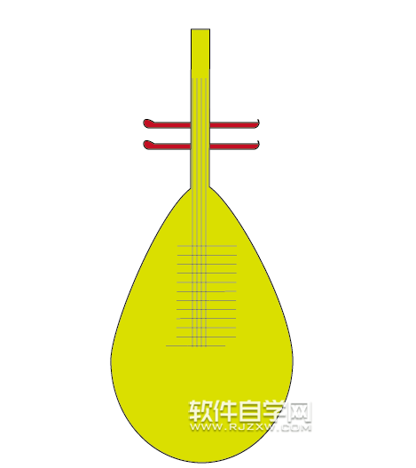 古琴ai设计稿的制作方法