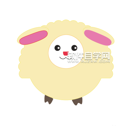 ai画可爱的小羊