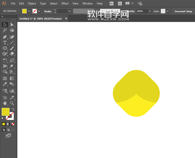 ai怎么设计卡通菠萝简笔画