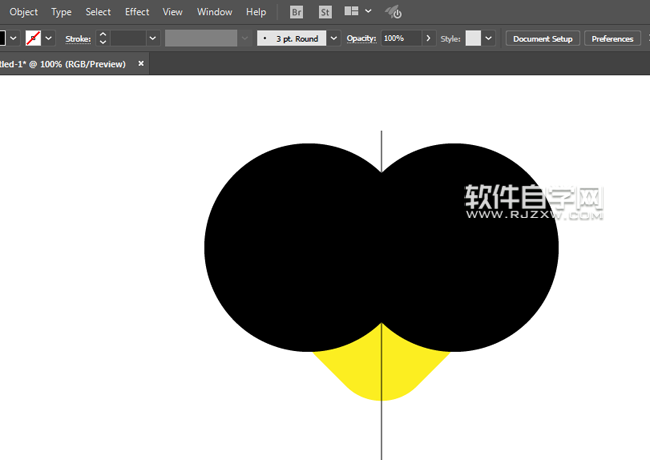 ai怎么设计卡通菠萝简笔画
