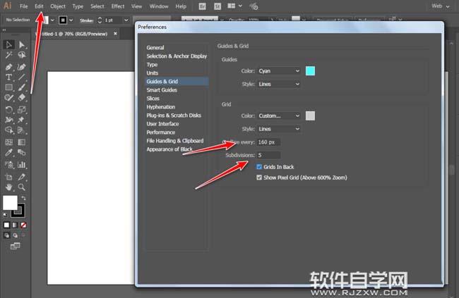 ai怎么画循环正方形
