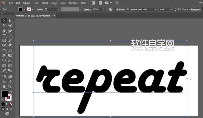 ai怎么给字体多层描边