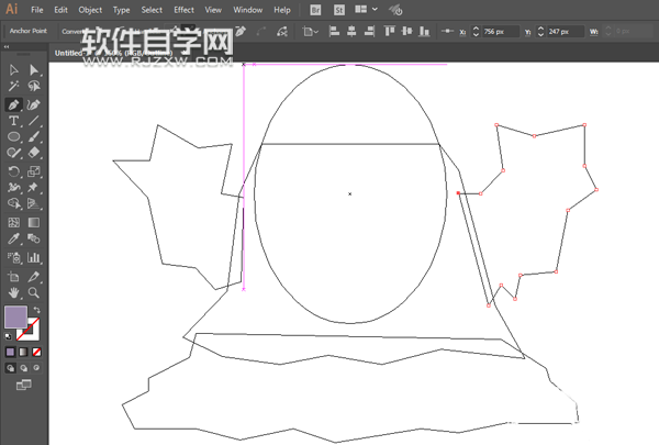 ai怎么画口袋妖怪臭臭泥