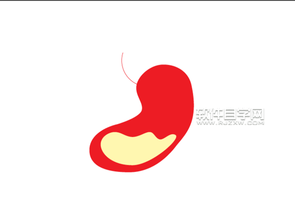 ai怎么画胃图标